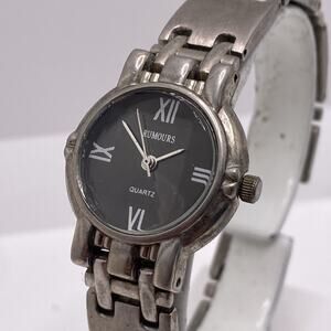 Vintage Rumours Womens Silver Tone Quartz Watch New Battery